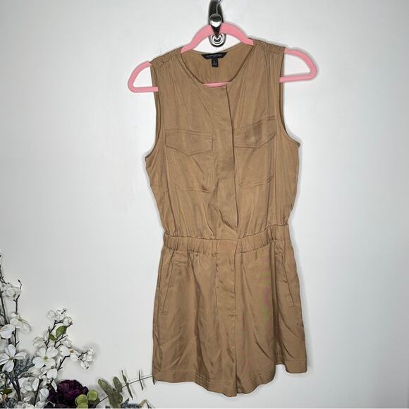 BANANA REPUBLIC Utility Romper Afternoon Latte Tan {3L5} - Picture 4 of 8